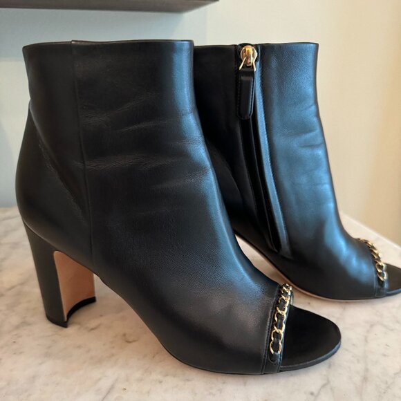 Chanel Open Toe Ankle Boots - Picture 2 of 6